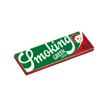 Smoking Green Regular Rolling Papers, BOX/50 Booklet