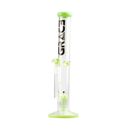 Grace Glass | Limited Edition Straight Green Bong | H:5cm