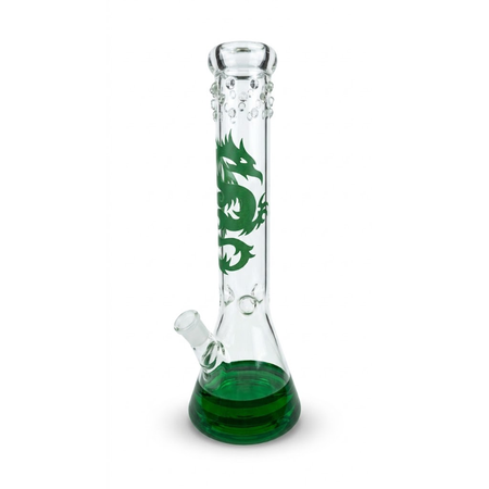 Green Dragon Glass Beaker Bong – Dragon Design