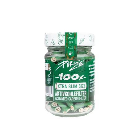 PURIZE® Glass I XTRA Slim Size 100 Jar Green 6mm