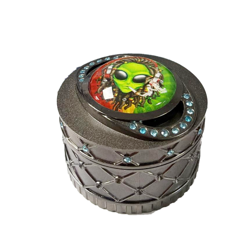 Metal Alien 63mm Tobacco Grinder Popular x 6