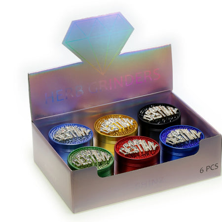 D&K Herb Metal Crystal Grinder Destiny 63mm 6 Pack