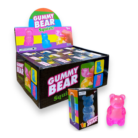 Gummy Bear Squishy Toy – Soft Slow Rising Stress Relief Squeeze 12 pack