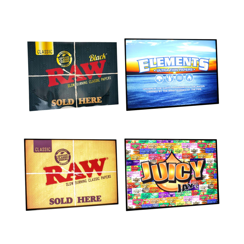 RAW / ELEMENTS/ JUICY Backlight Sign 4 Bundle x 1