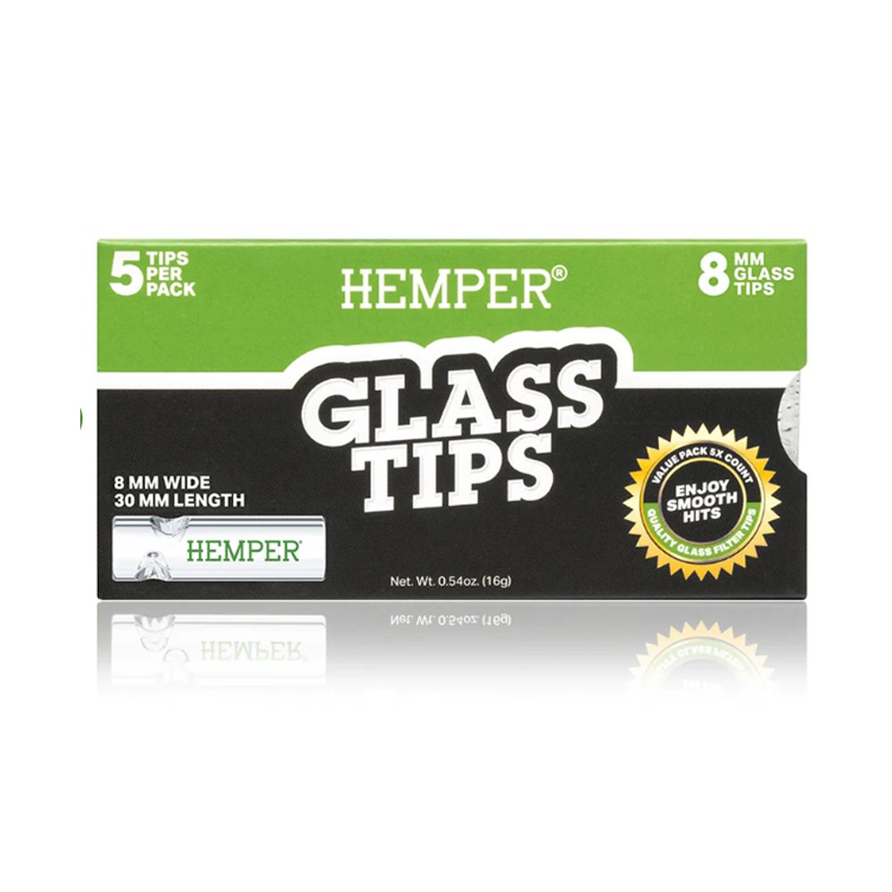 Hemper-Glass-Filter-Tips-8mm-5-Pack