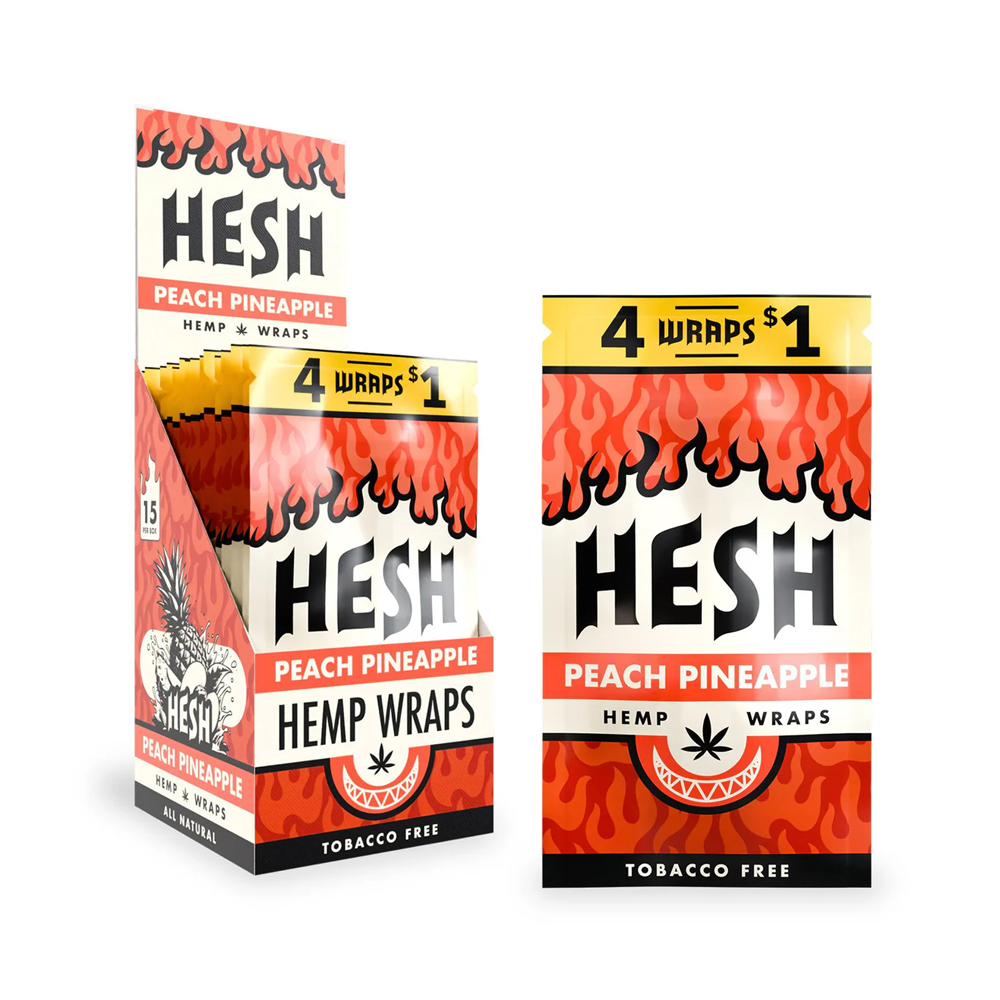 King Palm HESH Peach Pineapple Wraps