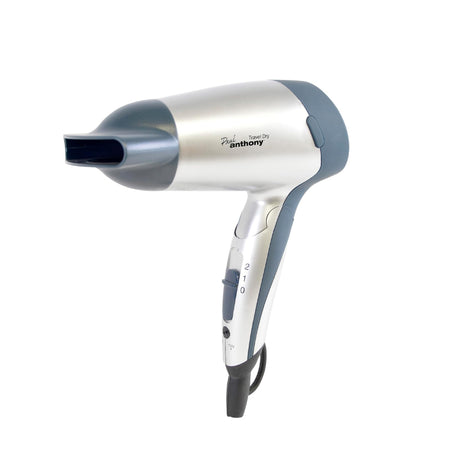 Paul Anthony 'Travel Dry' 1200w Travel Hair Dryer - Silver
