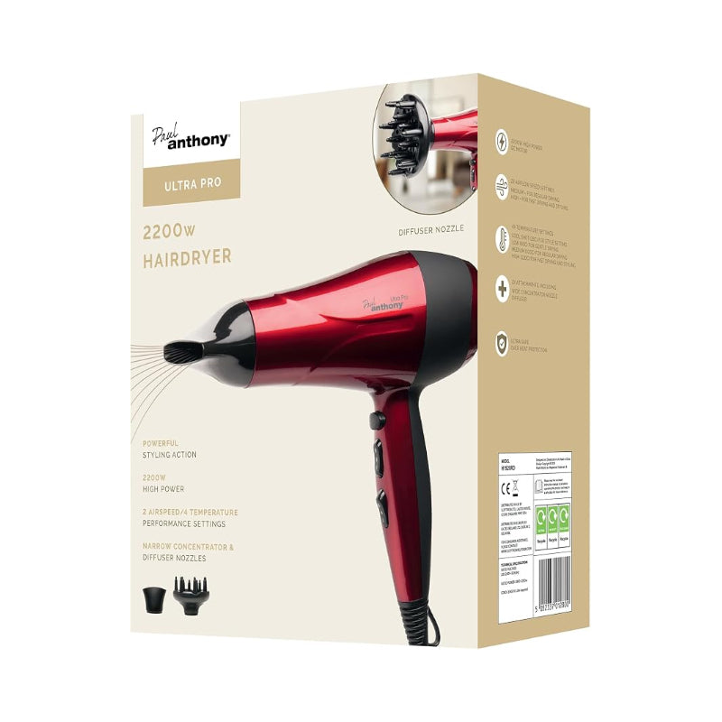Paul Anthony Ultra Pro 2200W Hair Dryer