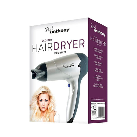 Paul Anthony Eco-Dry 1600w Hair Dryer