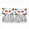Helium Balloons Metallic Silver 12 pack x 12 Bags
