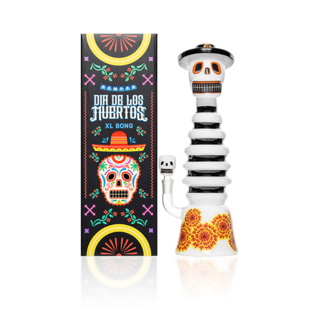 Hemper Dia De Los Muertos XL Large Bong 13.2"
