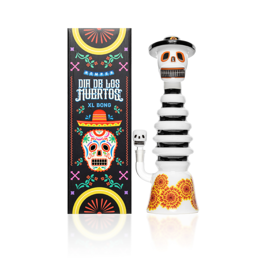 Hemper Dia De Los Muertos XL Large Bong 13.2"