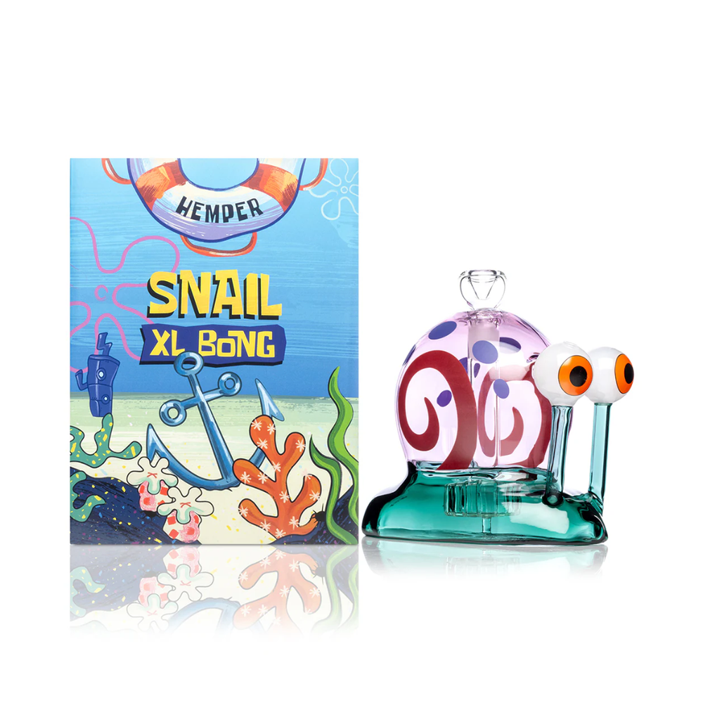 Hemper Snail XL Glass Large Bong 6"