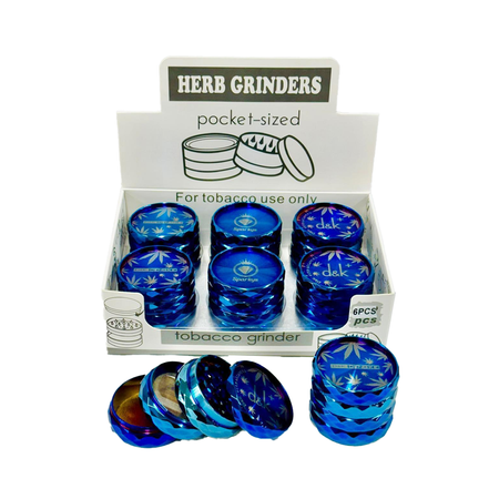 D&K Metal Grinder Blue Sparkys 55mm 4 Part SM2977 x 6 pack