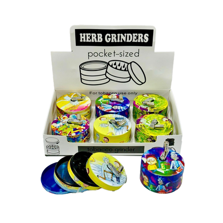 D&K Metal Grinder Metal Colour 80mm 4 Part SM2959 x 6 pack