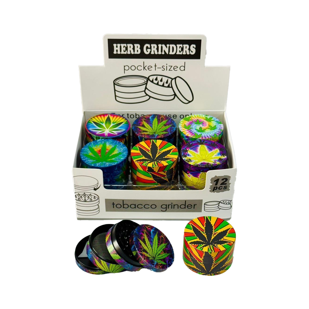 D&K Metal Grinder Multi Leaf Design 60mm 4 Part SM2723 x 12