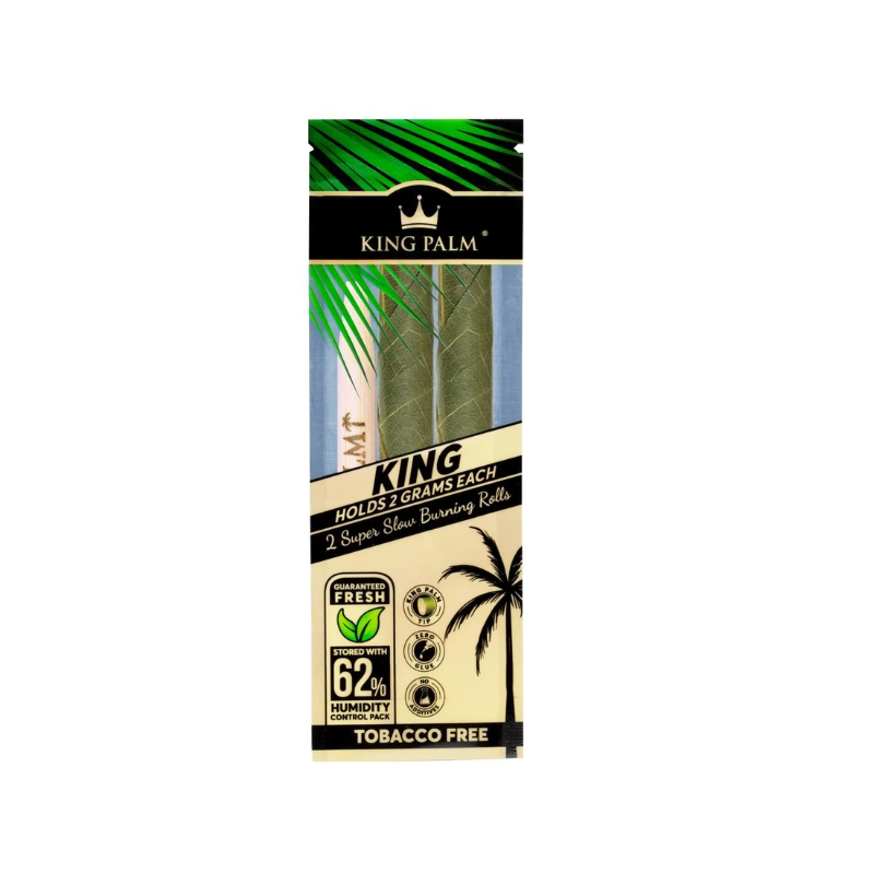 KING PALM 2 PACK Rolls KING SIZE - 20CT DISPLAY
