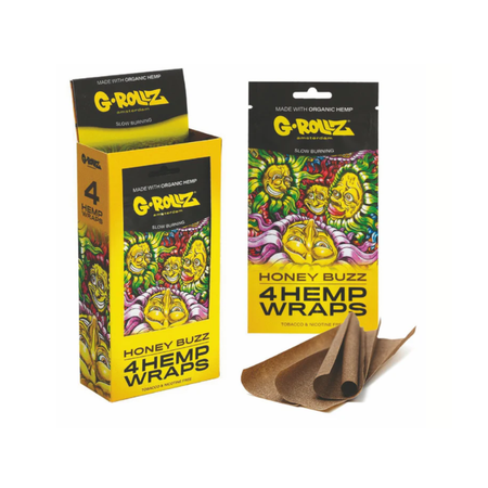 G-ROLLZG HONEY BUZZ HEMP WRAPS 15×4S