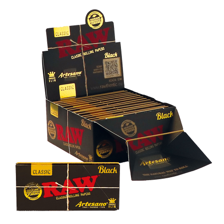 Raw Black Artesano Kingsize 15pck