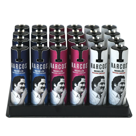 NARCOS METAL LIGHTERS - 24 PIECES