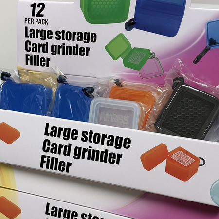 Large Storage Card Grinder Filler 12 Pack