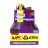 USA RAW Lyrical Grape Lemonade Flavor Rolling Papers – King Size Wide 50 pack