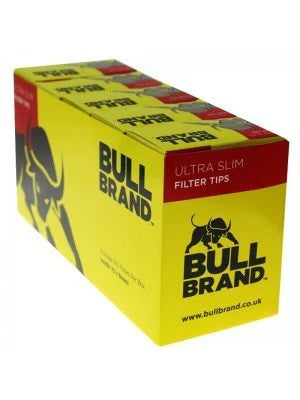 Bull Brand Ultra Slim Filter Tips 160 tips loose 10 pack