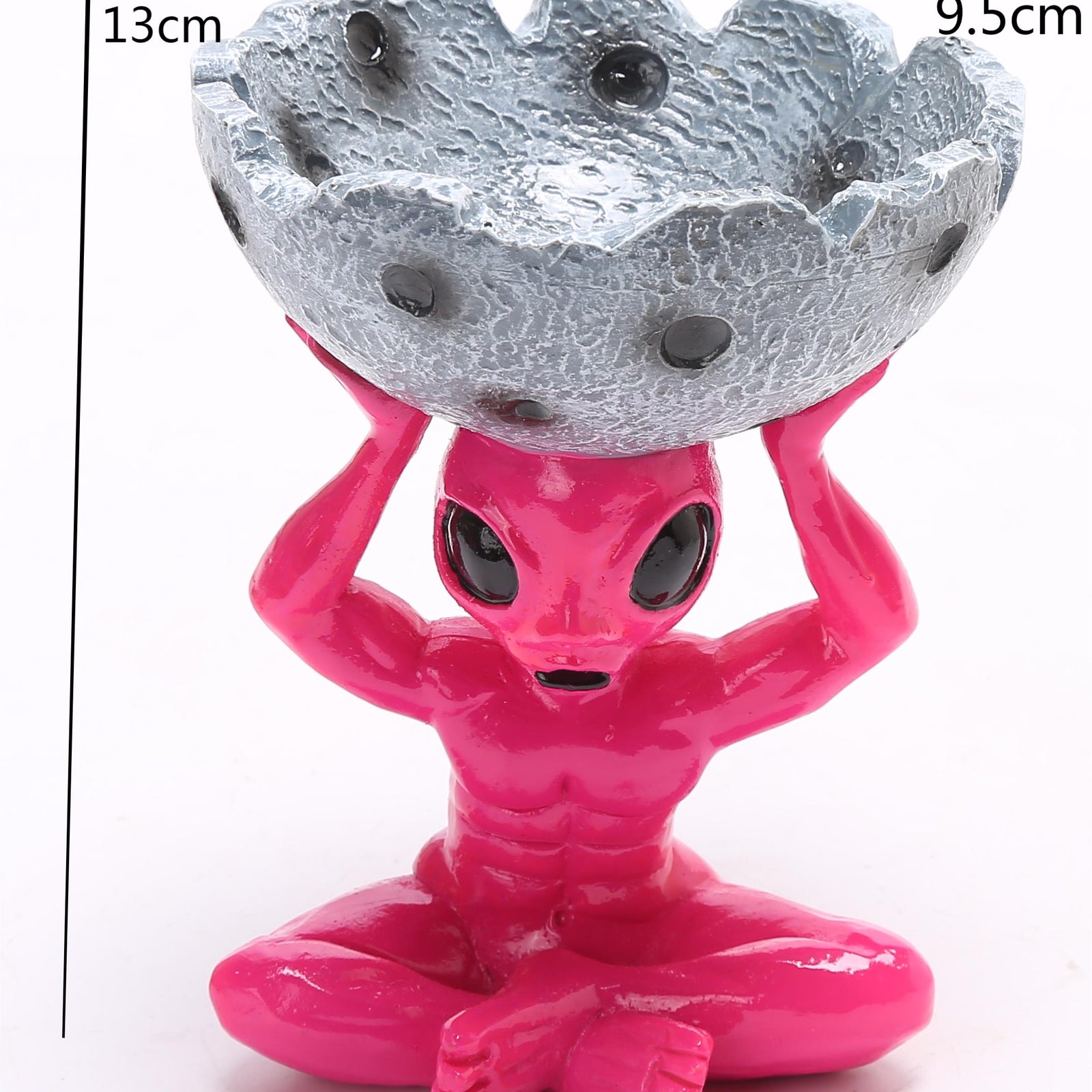 Resin Ashtray boxed - Pink Alien Design