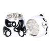 SINGLE Panda Grinder 3 inch Black and White x 1