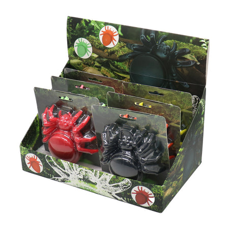 SINGLE Spider Herb Grinder Assorted Colours x 1
