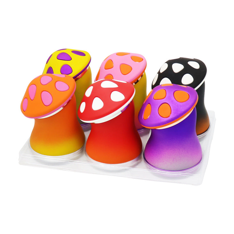 SINGLE Large Metal Mushroom Herb Grinder Multifunctional Zinc Alloy Assorted Colours x 1