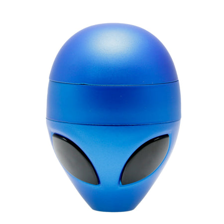 SINGLE Alien Head Herb Grinder 50mm 4 Part Assorted Colours x 1