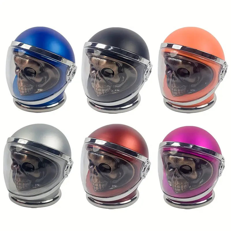 SINGLE Helmet Monkey Herb Grinder Assorted Colours x 1