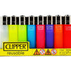 Clipper Reusable Lighter Translucent Colours 48 Pack