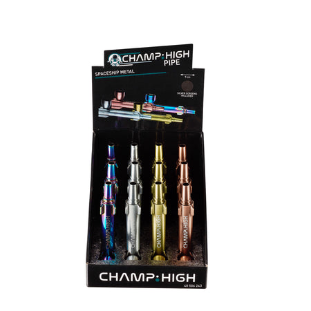 Prof Champ High Metal Rocket Spaceship Pipe x 12