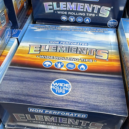 Elements Wide Paper Roach Filter Tips 50 pack