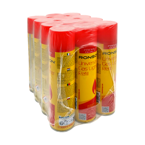 Universal Clipper Gas Bottles 300ml x 12 cans