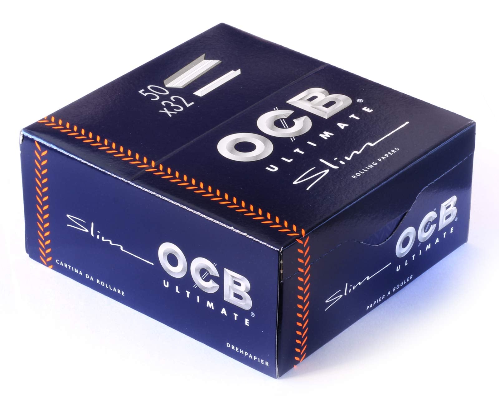 OCB Ultimate King Size Slim Rolling Paper 50 pack