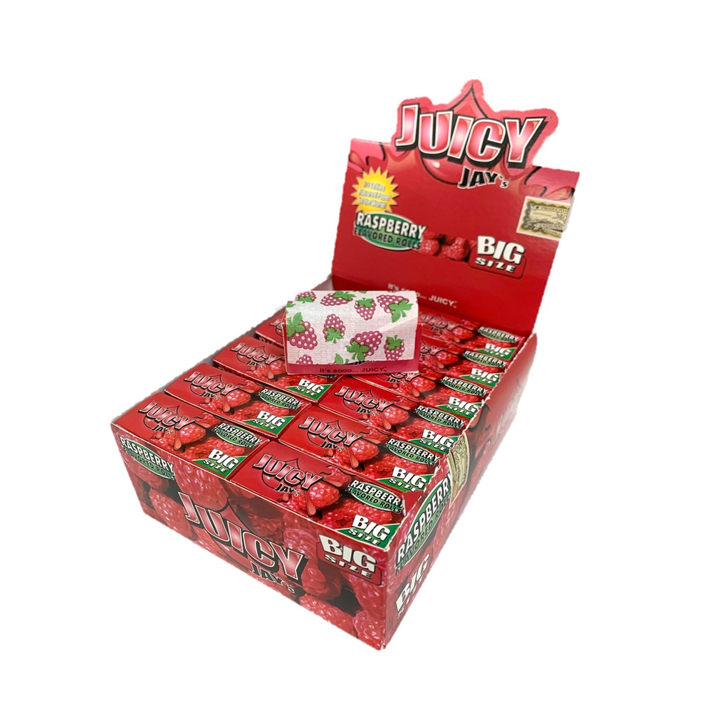 Juicy Jay´s Raspberry Flavoured Paper Rolls Big Size