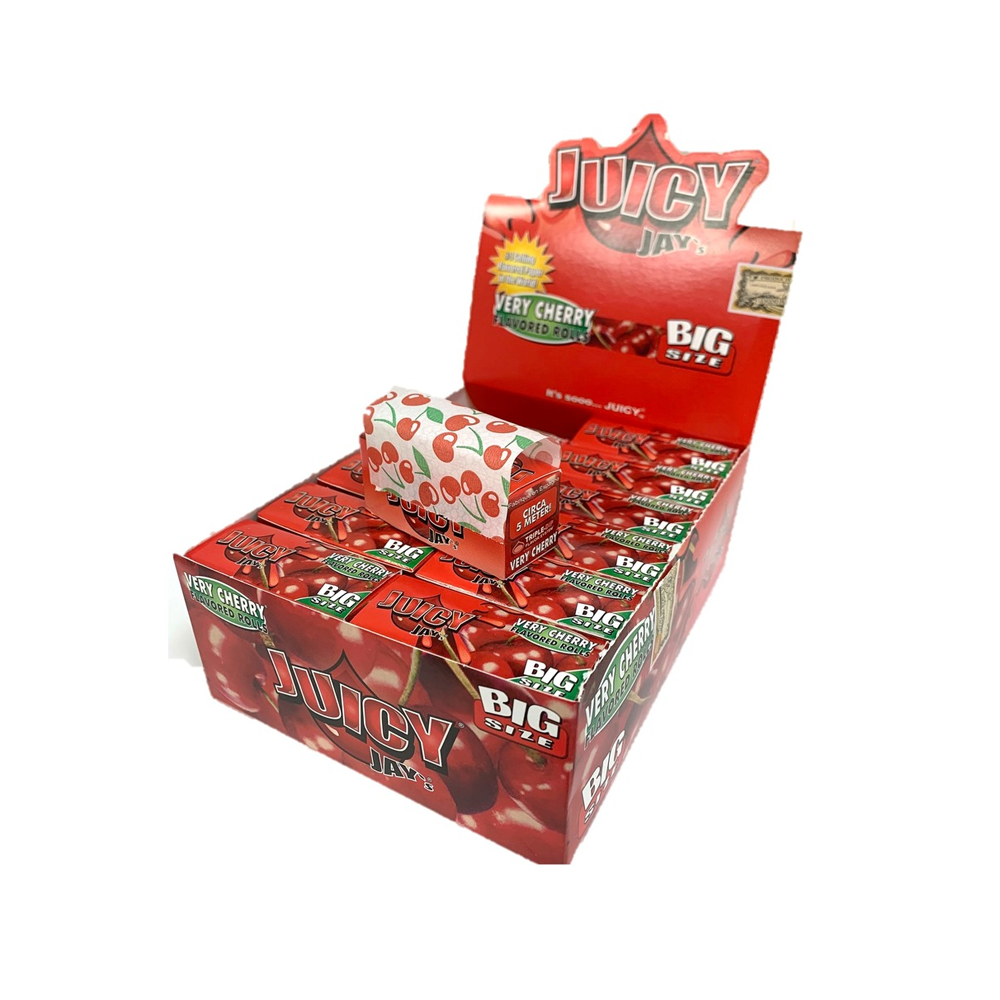 Juicy Jay´s Very Cherry Flavoured Paper Rolls Big Size