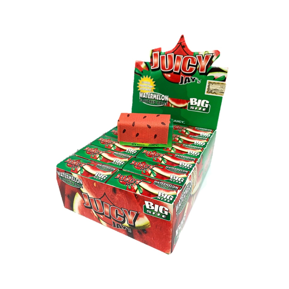Juicy Jay´s Watermelon Flavoured Paper Rolls Big Size
