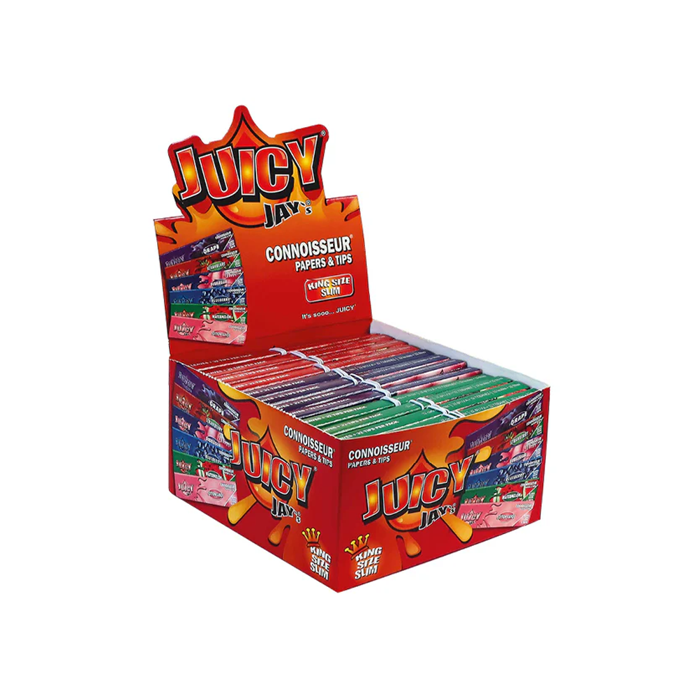 Juicy Jay's Connoisseur King Size Rolling Papers + Tips