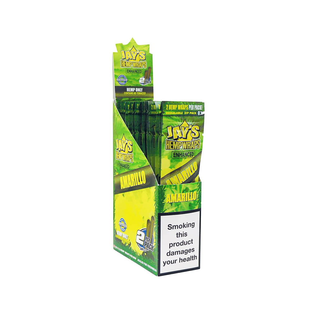 Juicy Jay´s Hemp Wraps Blunts Amarillo 25 pack