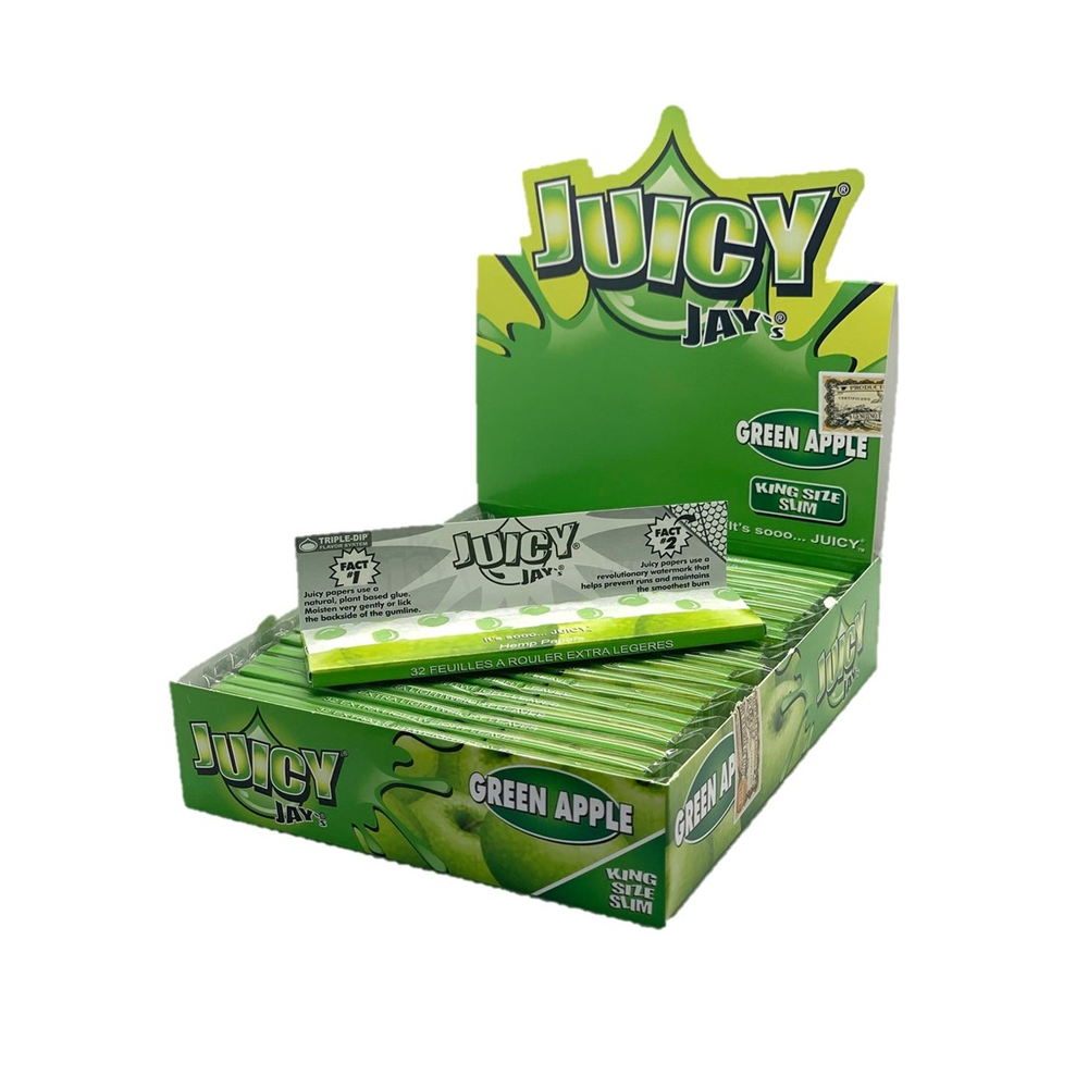 Juicy Jay’s Green Apple King Size Rolling Papers