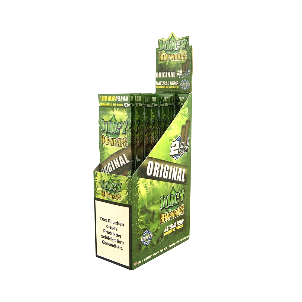 Juicy Jay´s Hemp Wraps Blunts Original 25 pack