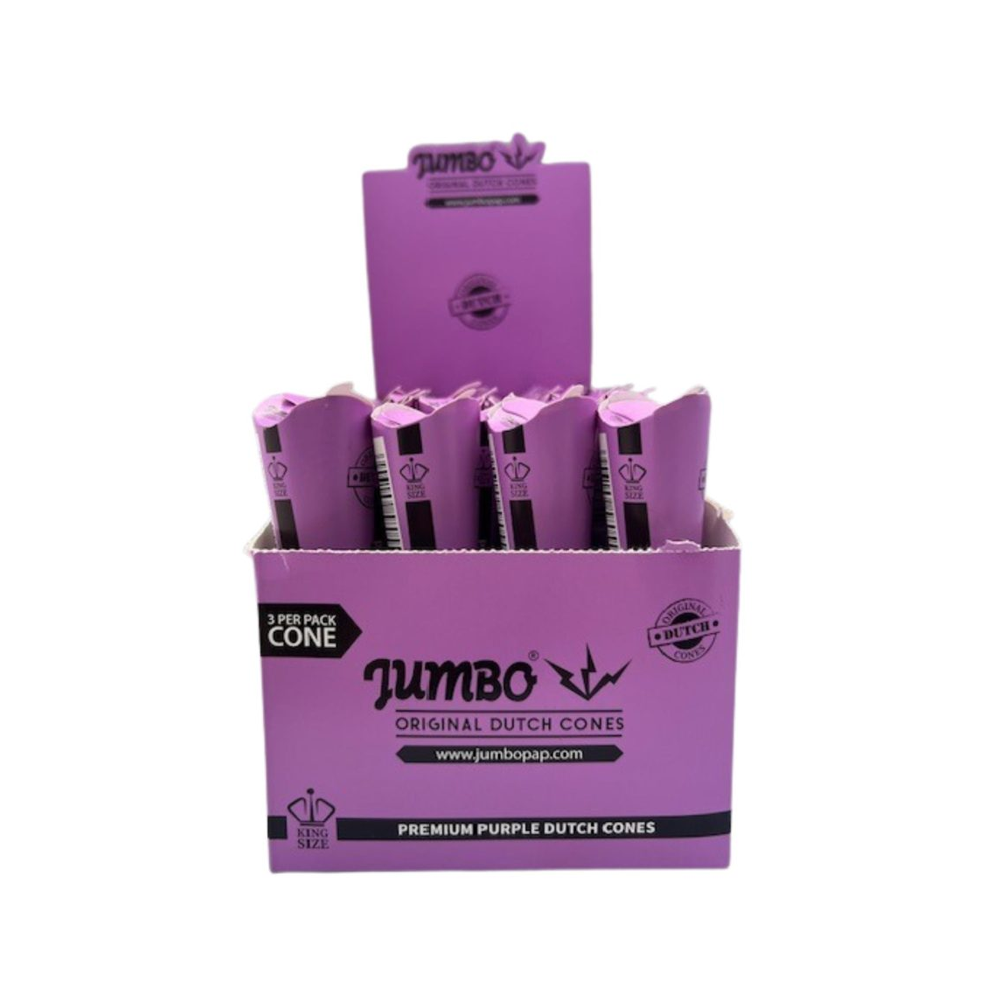 Jumbo Dutch Purple Cone King Size 3Pack