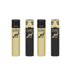 Windproof Clipper Jet Flame Lighter GOLD - BLACK METALLIC 5 x 24 lighters CK2C000UKH