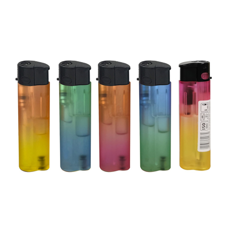 Atomic Festival ELECTRONIC TURBO JET TWO-TONE LIGHTER ASSORTED COLORS