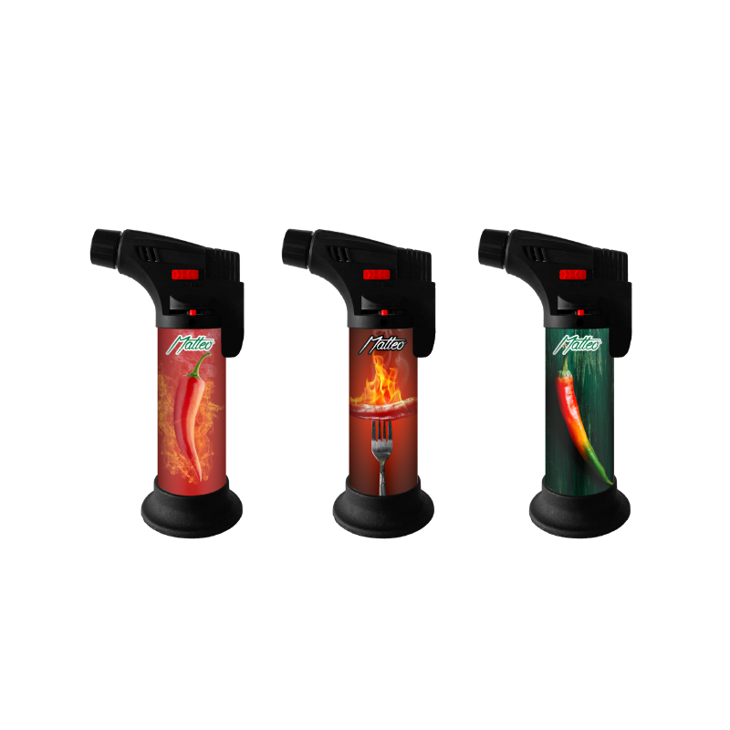 Big Jet Torch Lighter Matteo Paprika 196032 x 12