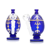 Hemper USA Glass Jewelled Egg Bong 5.5" Blue Boxed